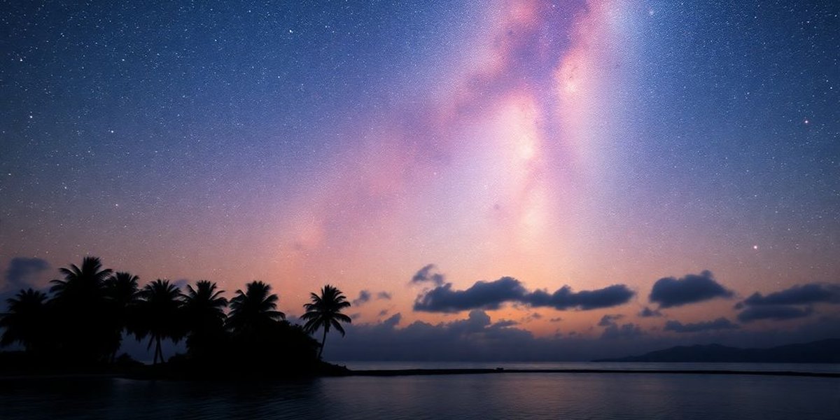 Night sky photography showcasing the Milky Way galaxy