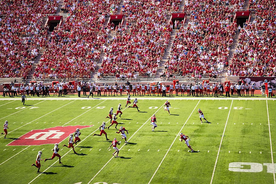 sports team action game field