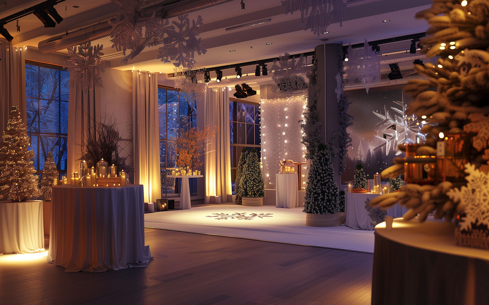 cozy winter gathering