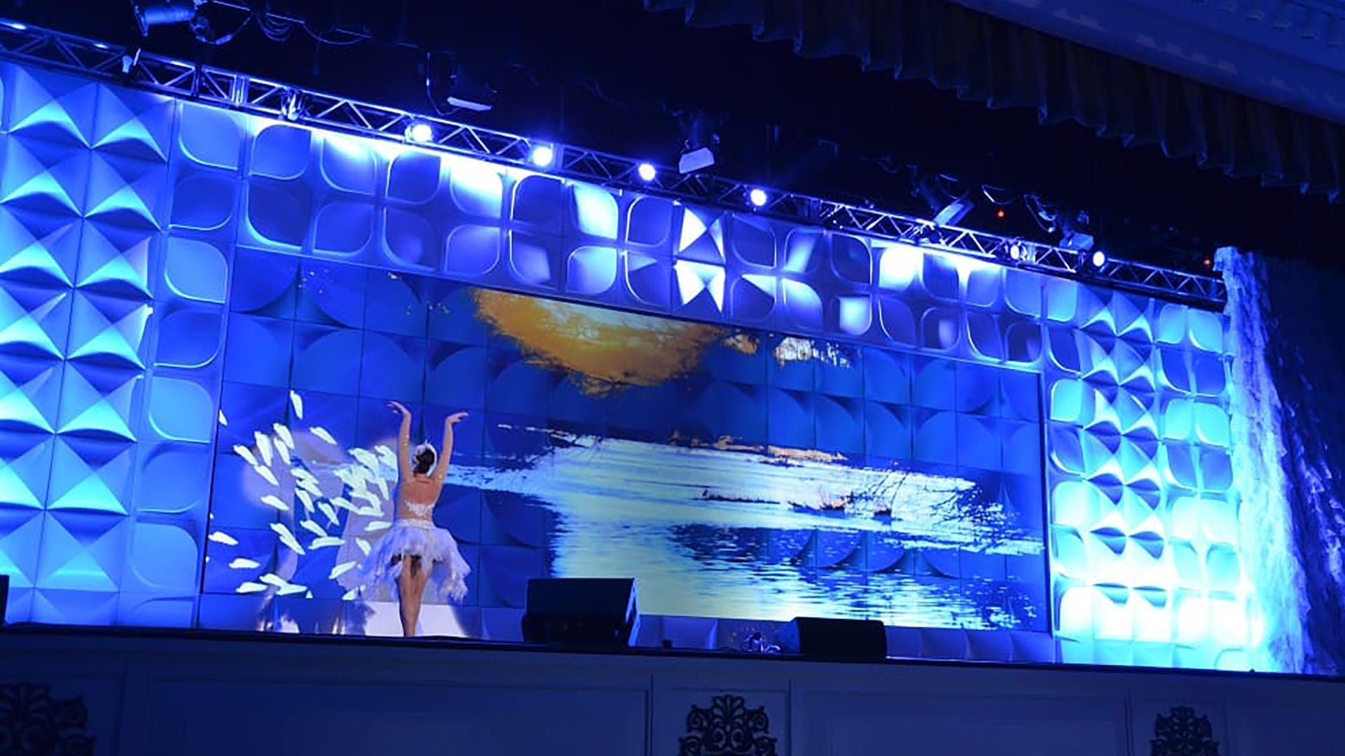scenic collection display at event