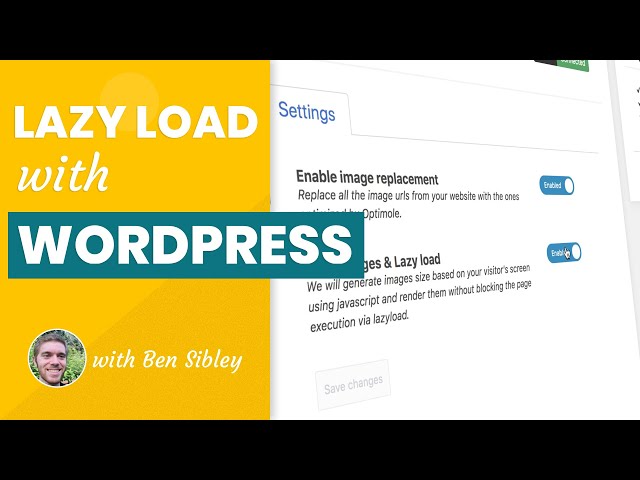 wordpress website screens lazy loading images