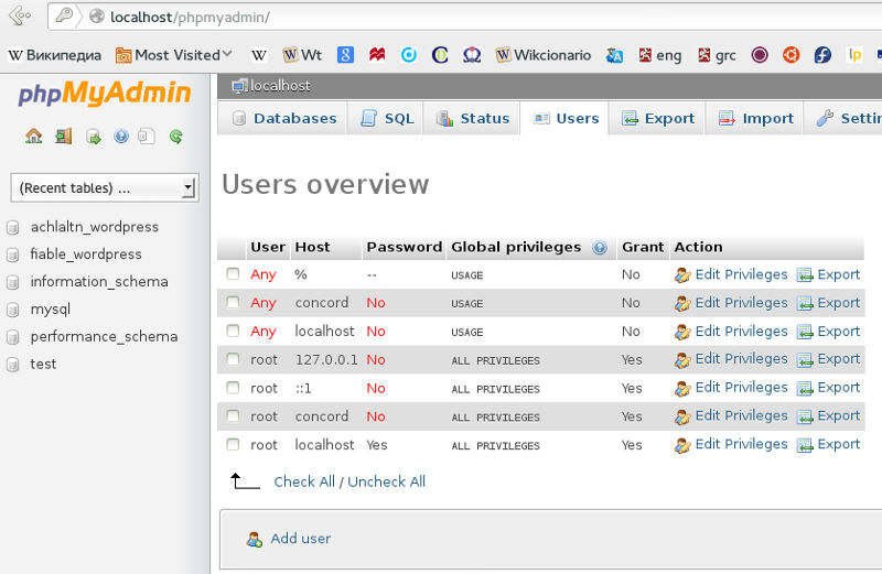 wordpress website setup