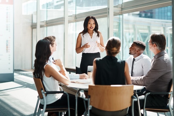 diverse workplace scene