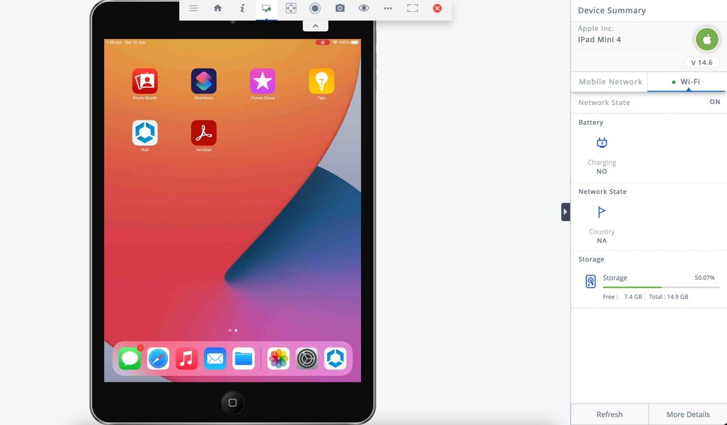 Workspace ONE Assist 遠端控制介面