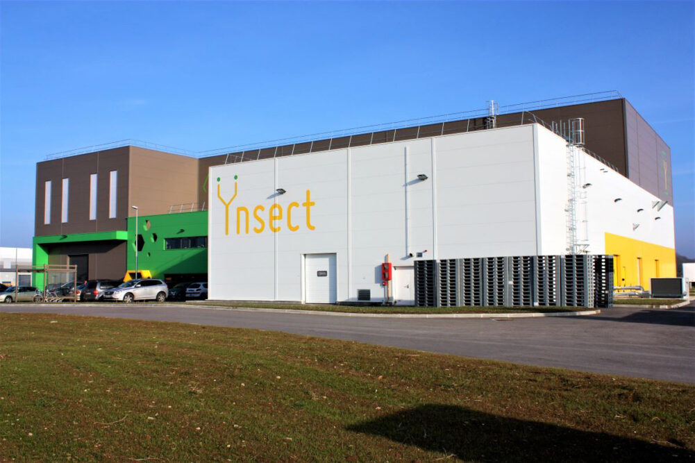 insect protein production facility
