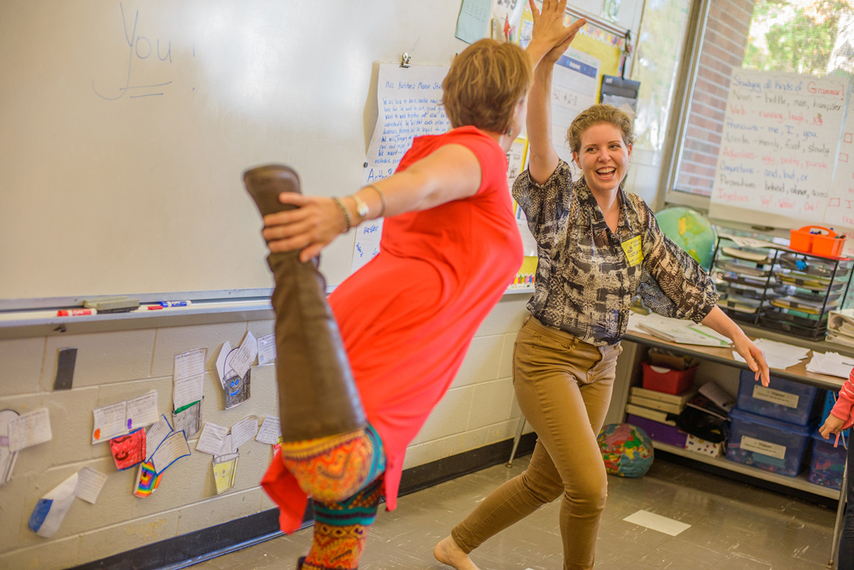 yoga training classroom