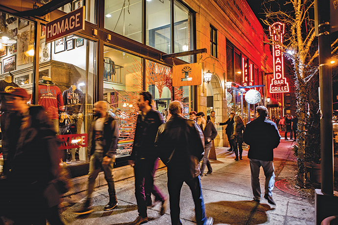 young professionals in dynamic urban environment