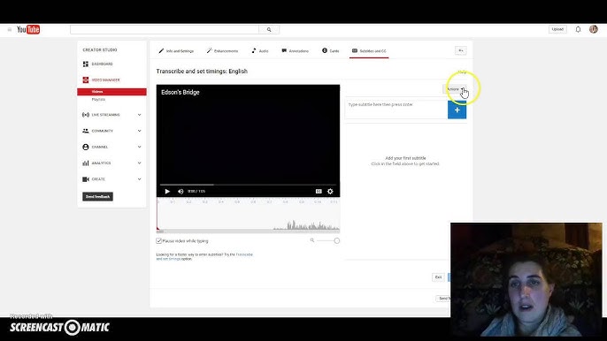 youtube studio screen with creator tools