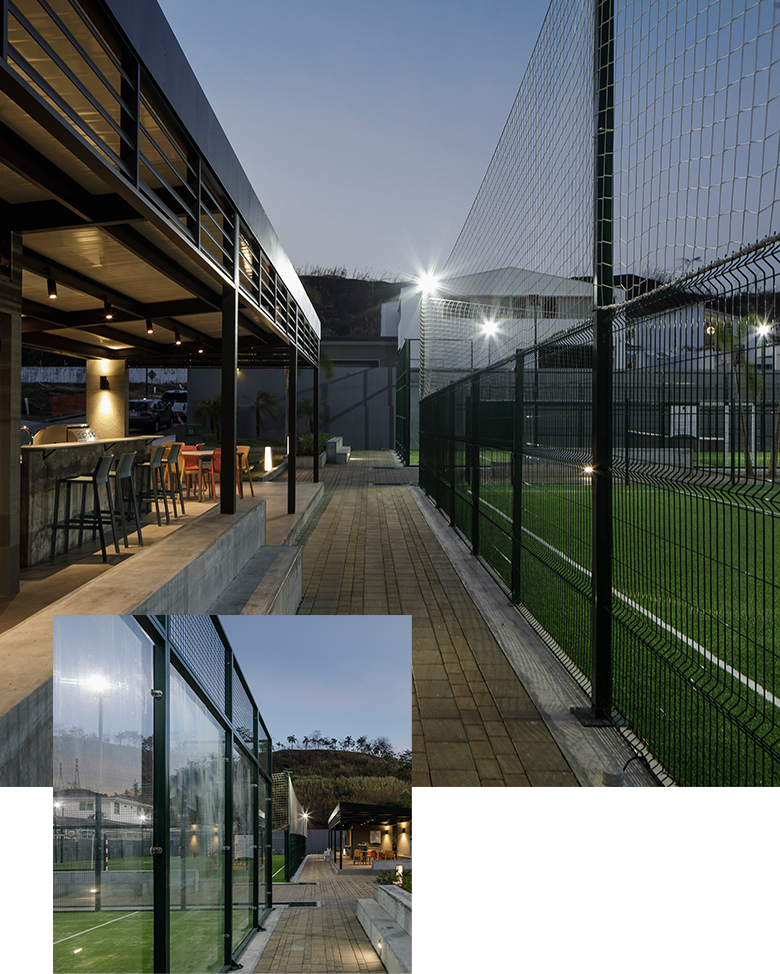 Canchas del área deportiva