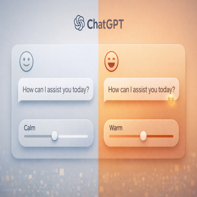 OpenAI Introduces Controls to Let Users Adjust ChatGPT’s Warmth and Enthusiasm