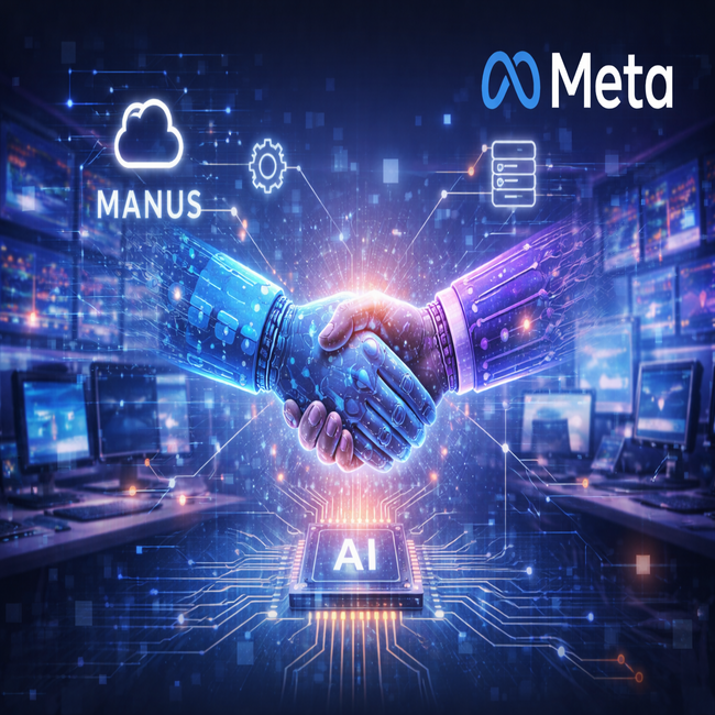 Meta Acquires AI Startup Manus to Strengthen Enterprise and Generative AI Capabilities