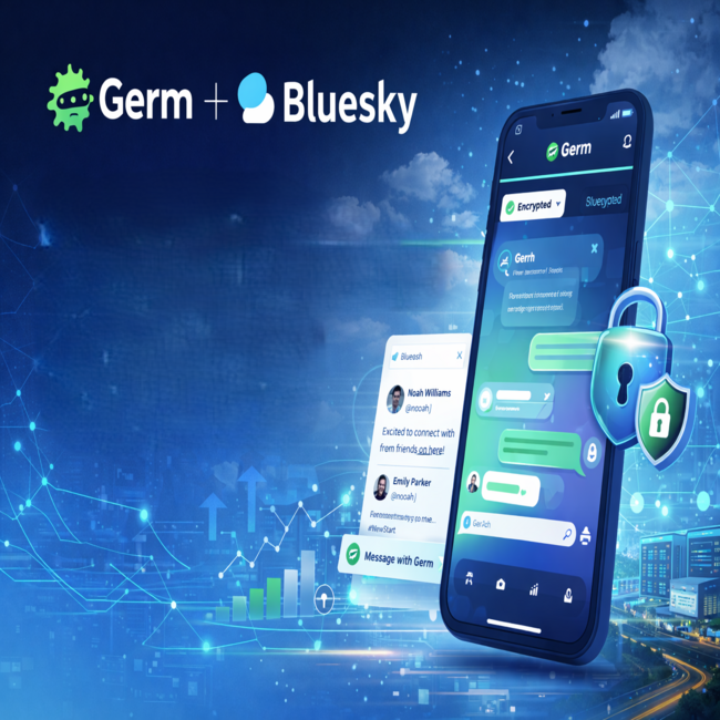 Germ Becomes First Private Messenger to Launch Inside Bluesky