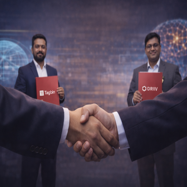 Tagbin and DRIIV Partner