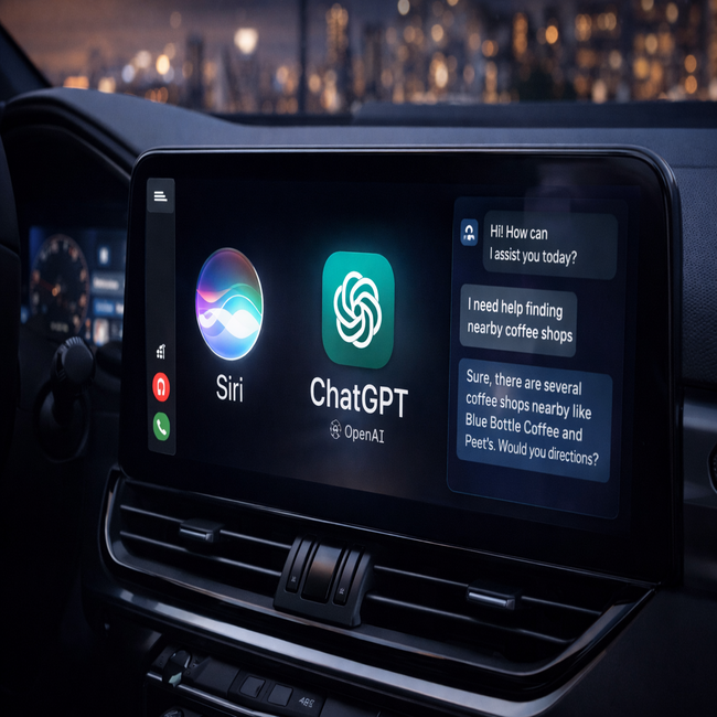 Apple Brings ChatGPT to CarPlay