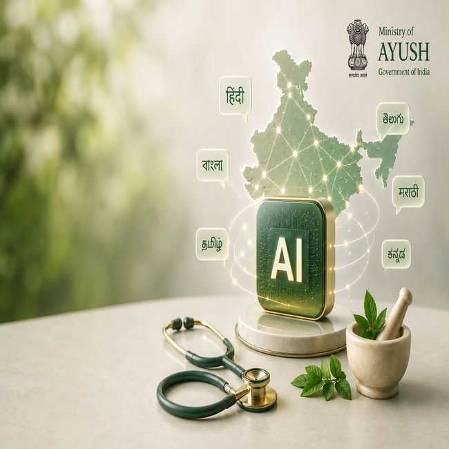 Ayush Ministry Partners with Bhashini