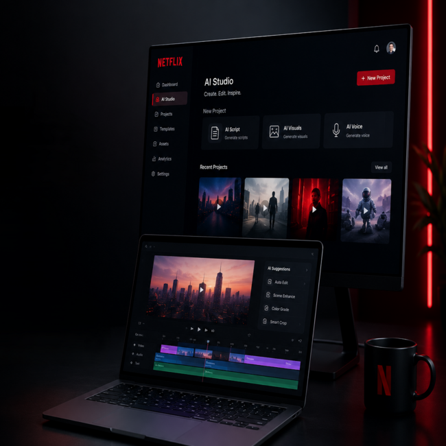 Netflix Reportedly Developing AI Studio