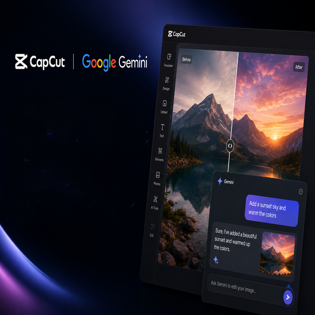 CapCut Teams Up With Google Gemini