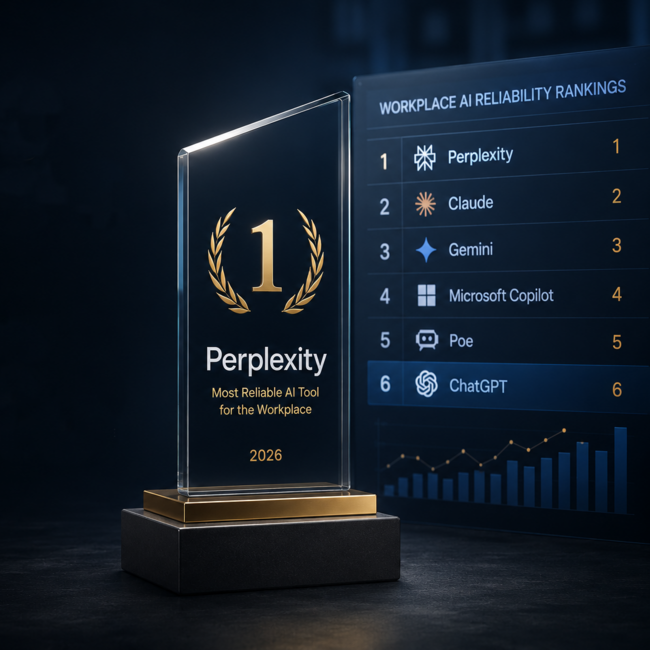 Perplexity Tops AI Reliability Rankings