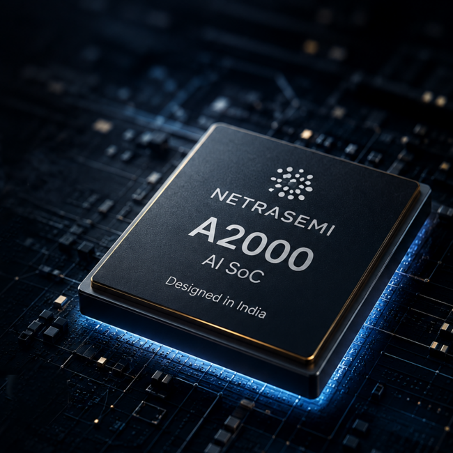 Zoho-Backed Netrasemi Launches First AI Chip