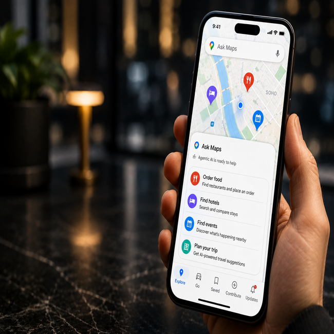 Google Maps Adds AI Features for Food Orders