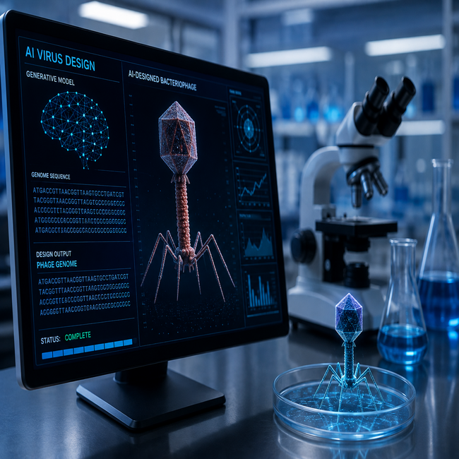 AI-Designed Viruses Become Reality as Scientists Test Functional Genomes