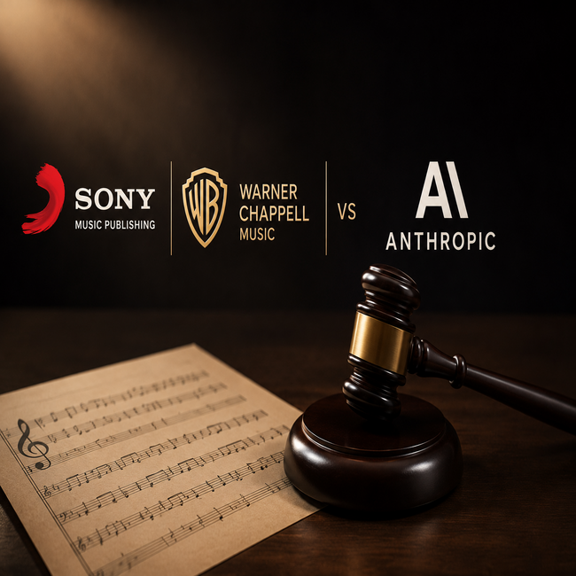 Sony, Warner Publishers Sue Anthropic