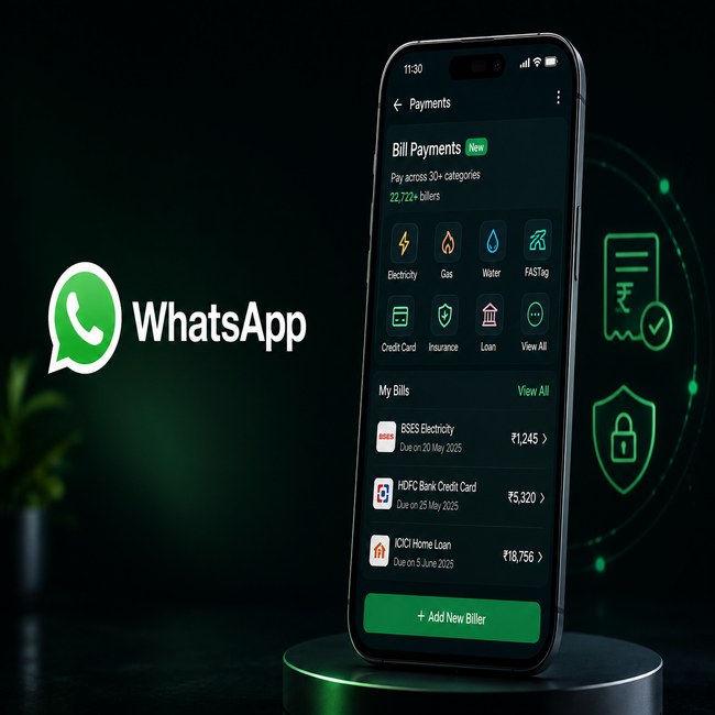 WhatsApp Launches Bill Payments