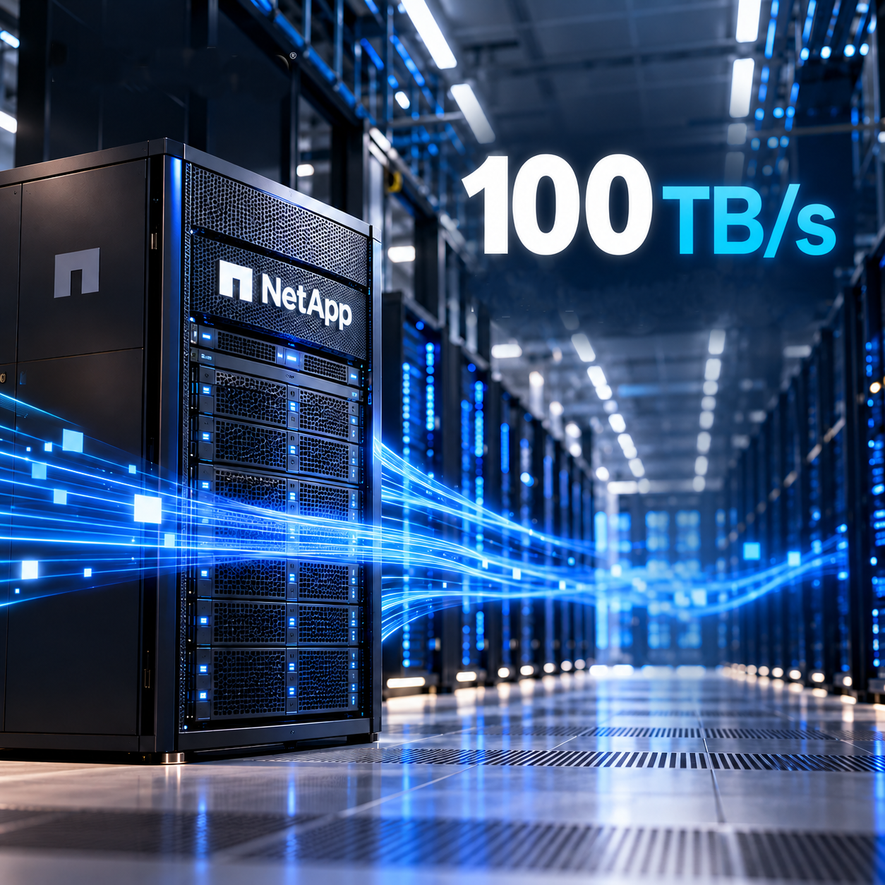 NetApp Unveils 100 TB/s Storage Architecture