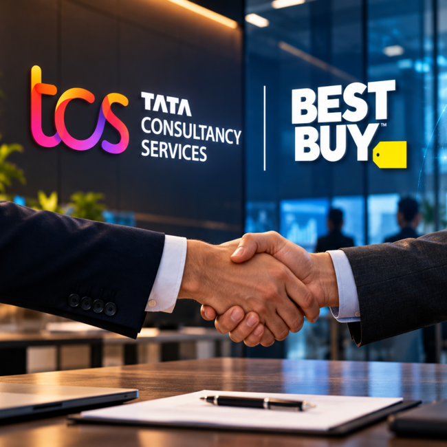 Best Buy Hands India GCC to TCS
