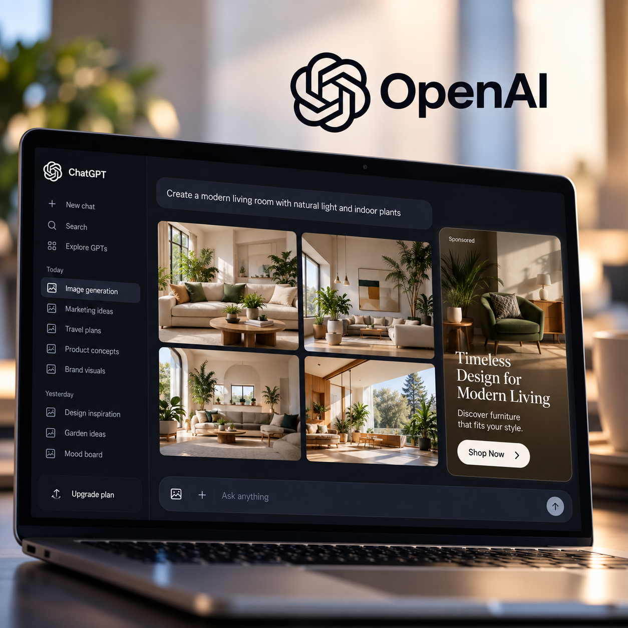 OpenAI Introduces Visual Ads