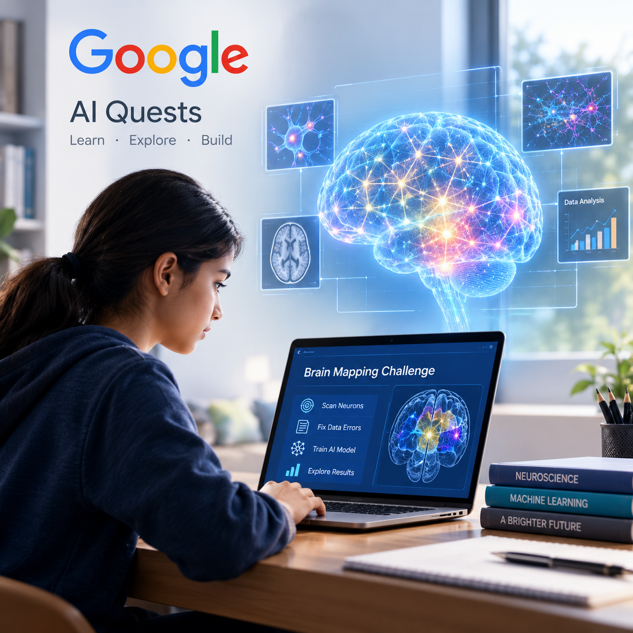 Google Introduces AI Brain-Mapping Challenge