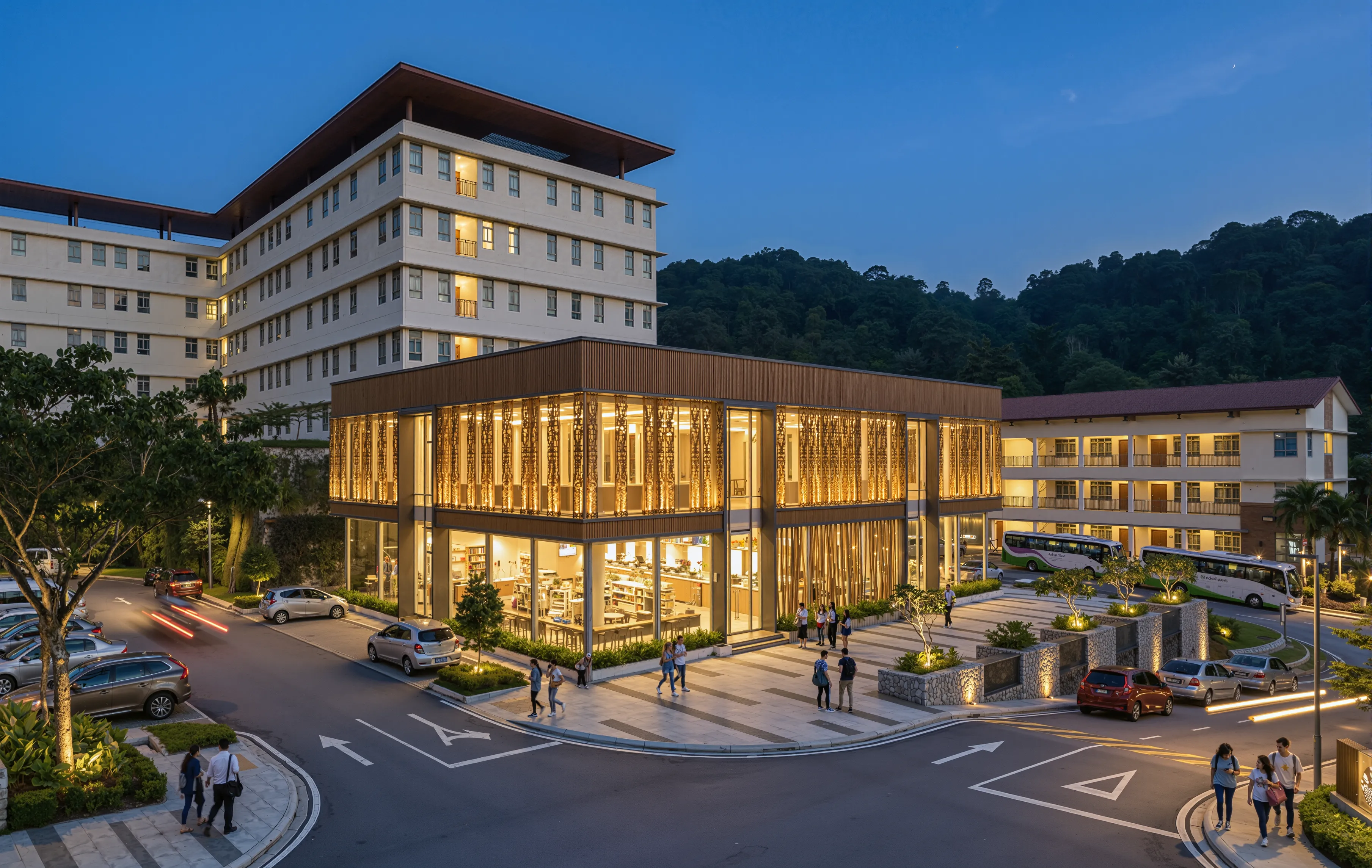 An Exclusive In-Campus Shopping Mall