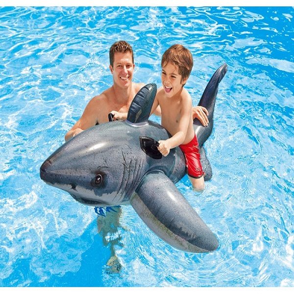 НАДУВАЕМА АКУЛА, GREAT WHITE SHARK RIDE-ON, 1,73M. X 1,07