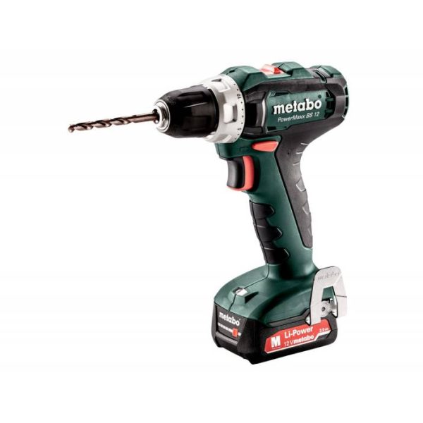 ВИНТОВЕРТ АКУМ. 12V 40NM METABO POWERMAXX BS 12