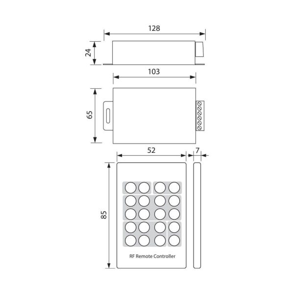 shema na rgb led kontroler