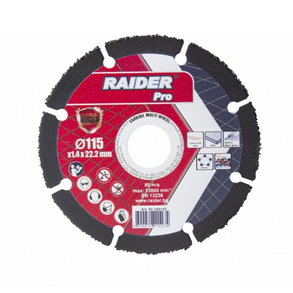 ДИСК ЗА ЪГЛОШЛАЙФ CARBIDE MULTI WHEEL 115X22.2MM