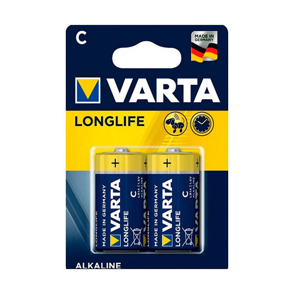 БАТЕРИИ VARTA LONGLIFE POWER C LR14 2 БРОЯ