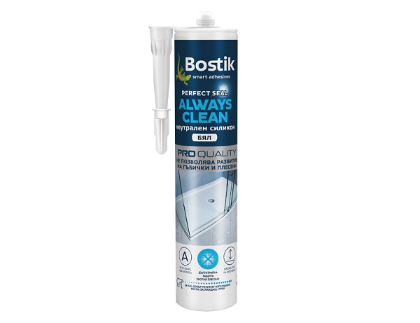 СИЛИКОН БЯЛ BOSTIK ALWAYS CLEAN