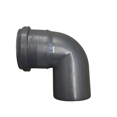 ППР КОЛЯНО Ф50/87.5 СИВО С УПЛЪТНИТЕЛ