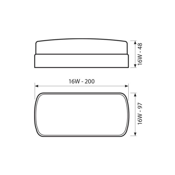 ВЛАГОЗАЩИТЕНА ПЛАФОНИЕРА BALI/O LED 16W CL 4000K