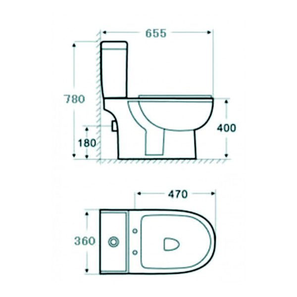 БЯЛ МОНОБЛОК INTER CERAMIC / ICC 7837 PP