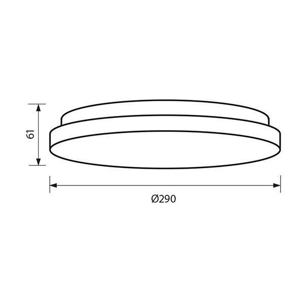 ПЛАФОНИЕРА KENA LED 12W MW36 IP44