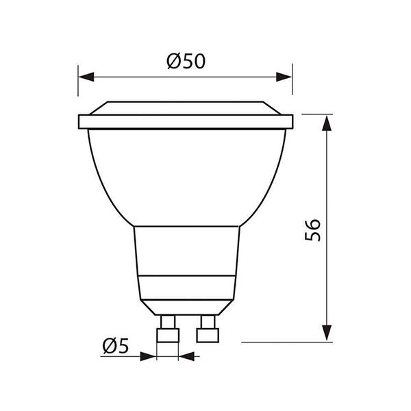 HАСОЧЕНА ЛАМПА BREE JDR LED 9W GU10 CL-4000K