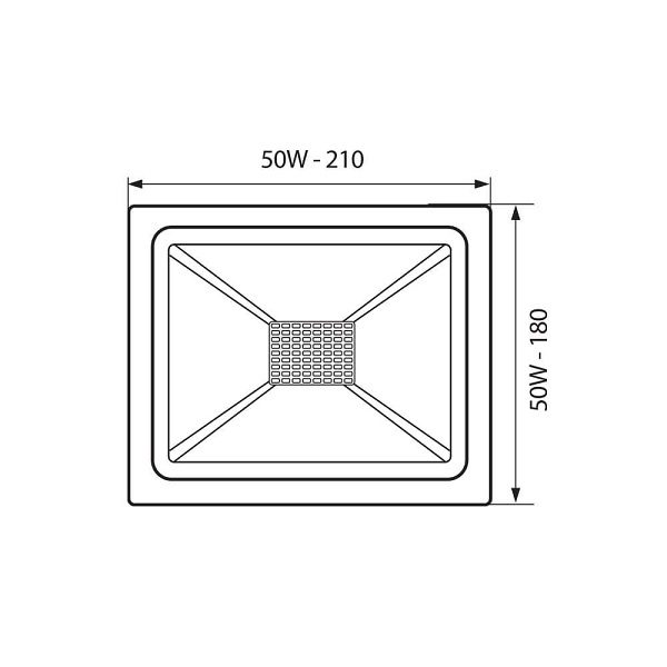 ПРОЖЕКТОР TREND LED 50W 6400K