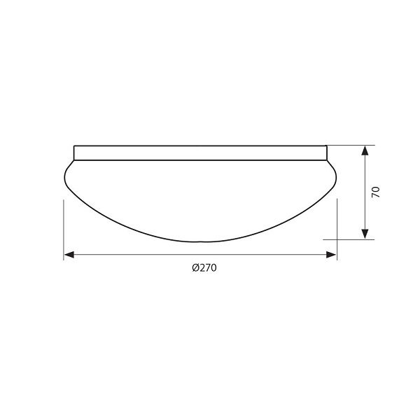 LED ПЛАФОНИЕРА 10W CL4000K CHIARA