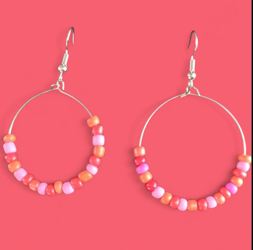 Candy Sunset Hoops