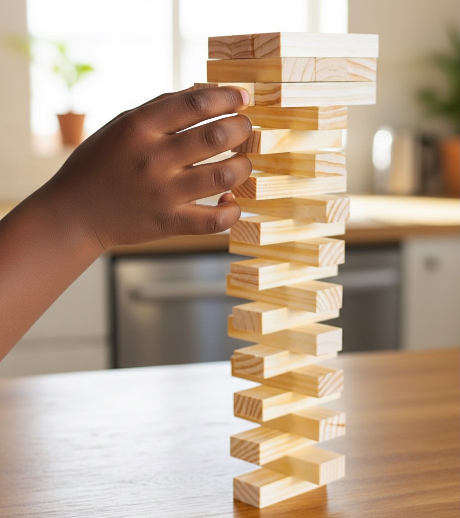 3D Printed Block Stacking Game