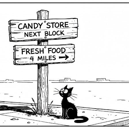 Sign post descriptor of ideal locations