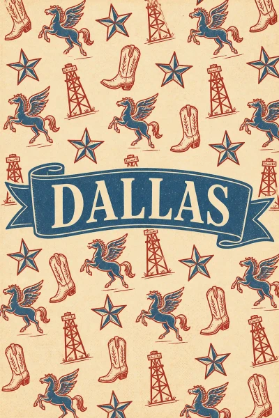 Dallas, Texas postcard design 6 of 6 — portrait