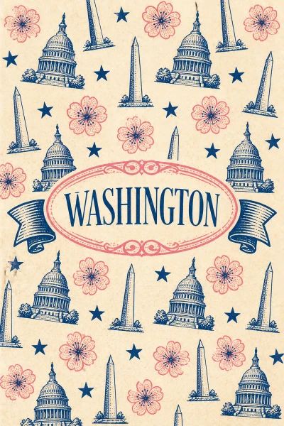 Washington, District of Columbia postcard design 6 of 6 — portrait